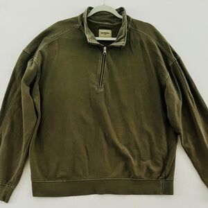 Goodfellow & Co Men's Zip-Up Sweater in Olive